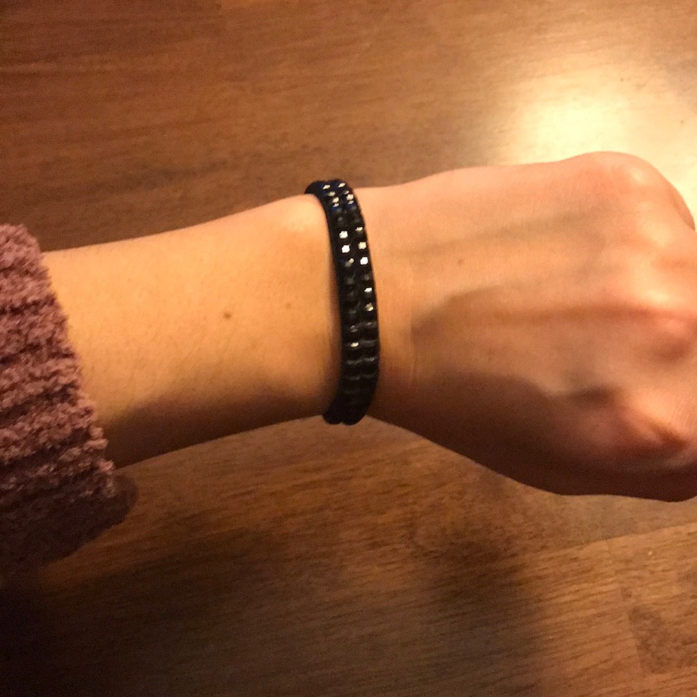 Black Rhinestone studded Bracelet